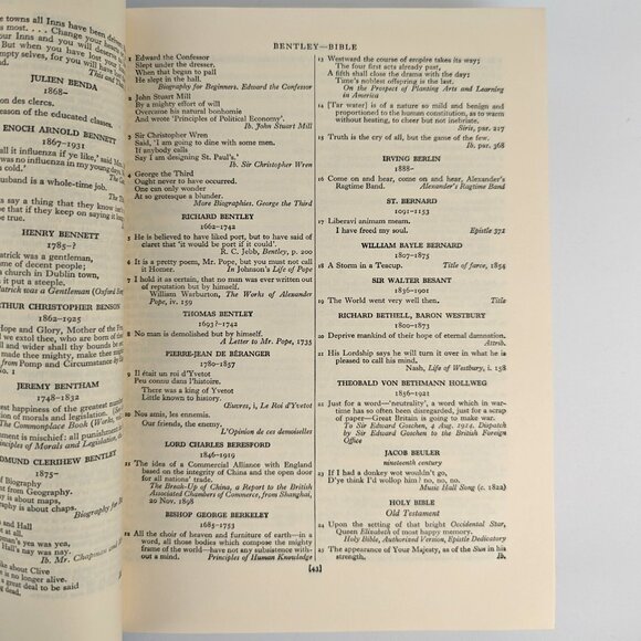 Oxford Dictioniary of Quotations 1955 Midcentury Classic Bookshelf Decor Book - Picture 9 of 12